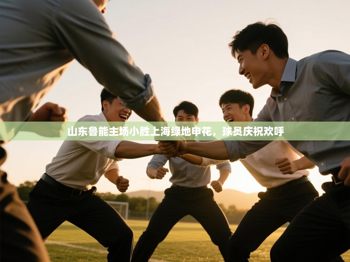 山东鲁能主场小胜上海绿地申花,球员庆祝欢呼 第2张